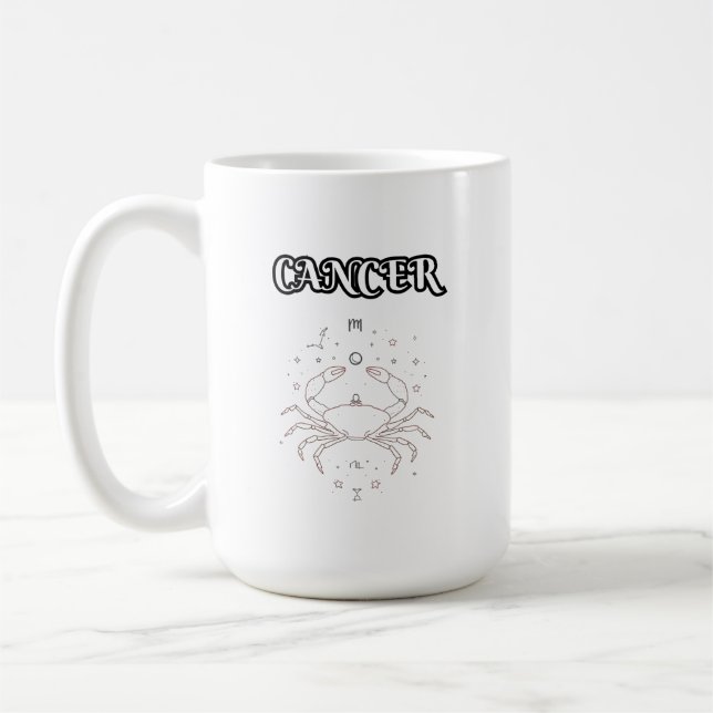 Taza De Café zodíaco de cáncer (Izquierda)