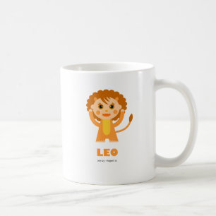 Taza De Café Zodiaco de Leo para los niños