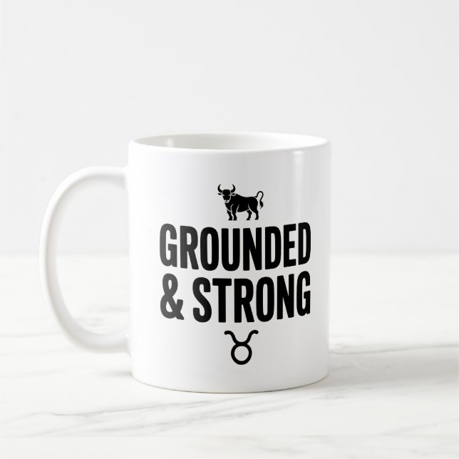 Taza de café zodiaco de Taurus (Izquierda)
