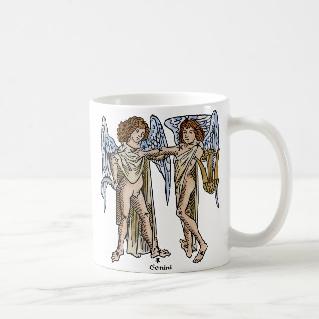 Taza De Café Zodiaco: Géminis, 1482 (Derecha)