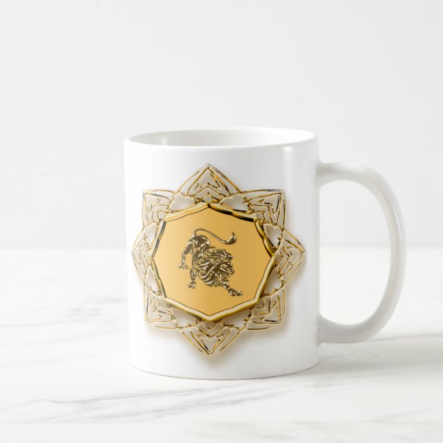 Taza De Café Zodiaco Leo (Derecha)