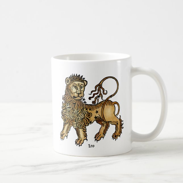 Taza De Café Zodiaco: Leo, 1482 (Derecha)