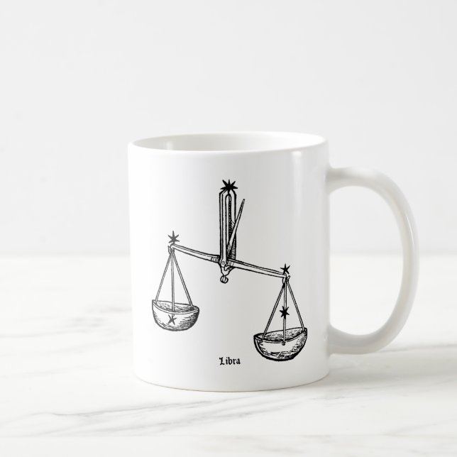 Taza De Café Zodiaco: Libra, 1482 (Derecha)