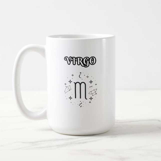 Taza De Café zodíaco virgo (Izquierda)