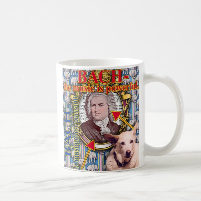Taza De Café ZoeSPEAK - BACH - la música es poderosa. (Derecha)