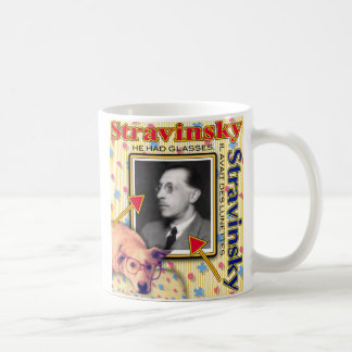 Taza De Café ZoeSPEAK - Stravinsky - Tenía gafas.