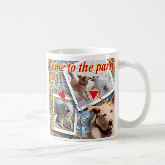 Taza De Café ZoeSPEAK - ¡Ven al fiesta! (Derecha)