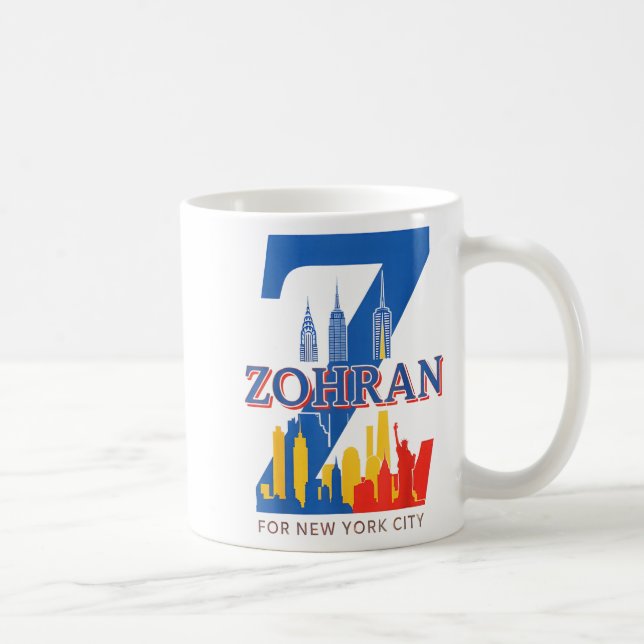 Taza De Café Zohran Mamdani  (Derecha)