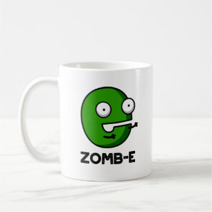 Taza De Café Zomb-E Funny Halloween Zombie Alphabet Pun