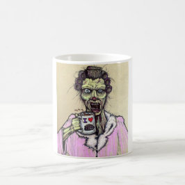 Taza De Café zombi del café de la mañana