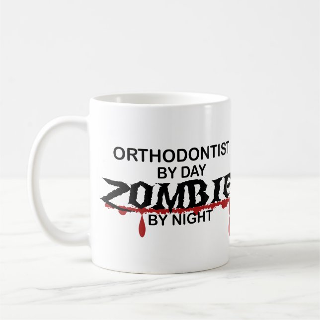 Taza De Café Zombi del Orthodontist (Izquierda)