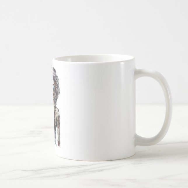 Taza De Café zombi divertido (Derecha)
