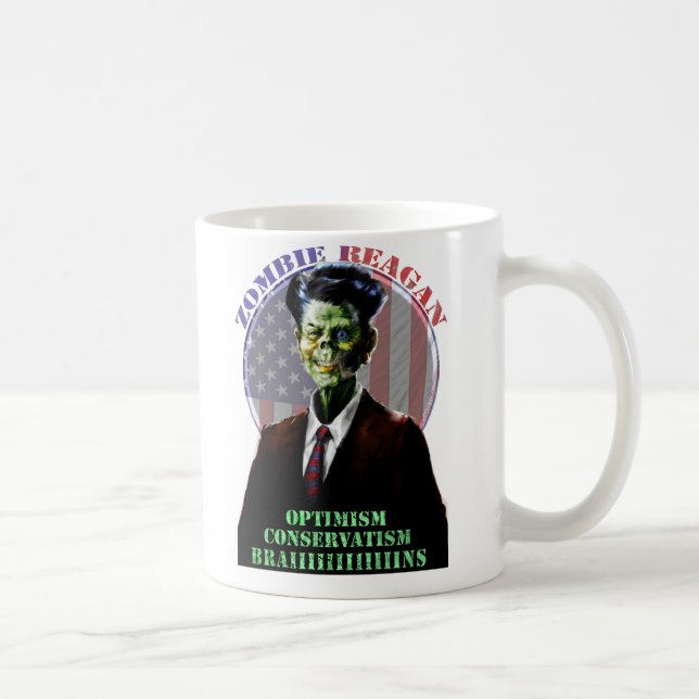 Taza De Café ¡Zombi Reagan de Moar! (Derecha)