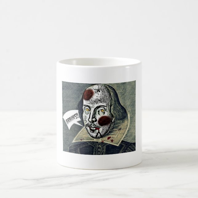 Taza De Café Zombi Shakespeare (Centro)