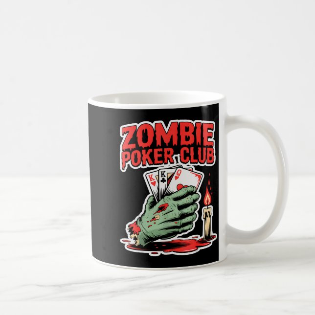 Taza De Café Zombie Ker Club Halloween  (Derecha)