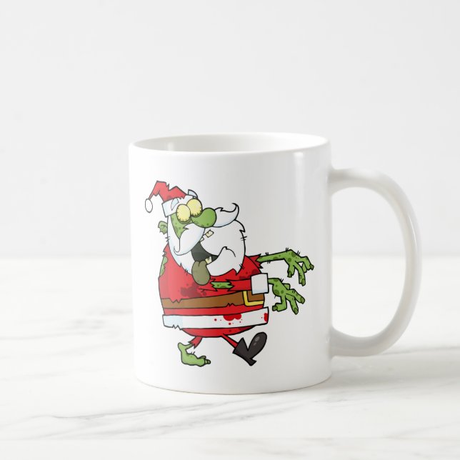 Taza De Café Zombie Santa (Derecha)