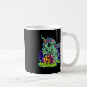 Taza De Café Zombie Unicornio disfraz de Halloween Fantasma-Mum