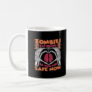 Taza De Café Zombies comen cerebros clásicos