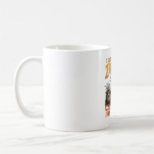 Taza De Café Zombies nos persiguen Halloween Cementerio Luna Cr