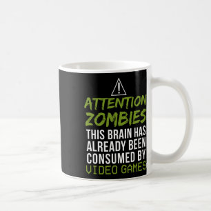 Taza De Café Zombies para amantes de jugadores de videojuegos