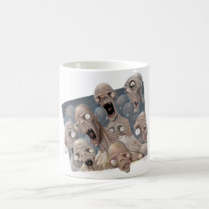 Taza De Café Zombis asustados