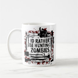 Taza De Café Zombis de la caza