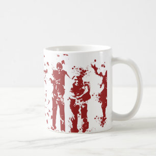 Taza De Café Zombis sangrientos