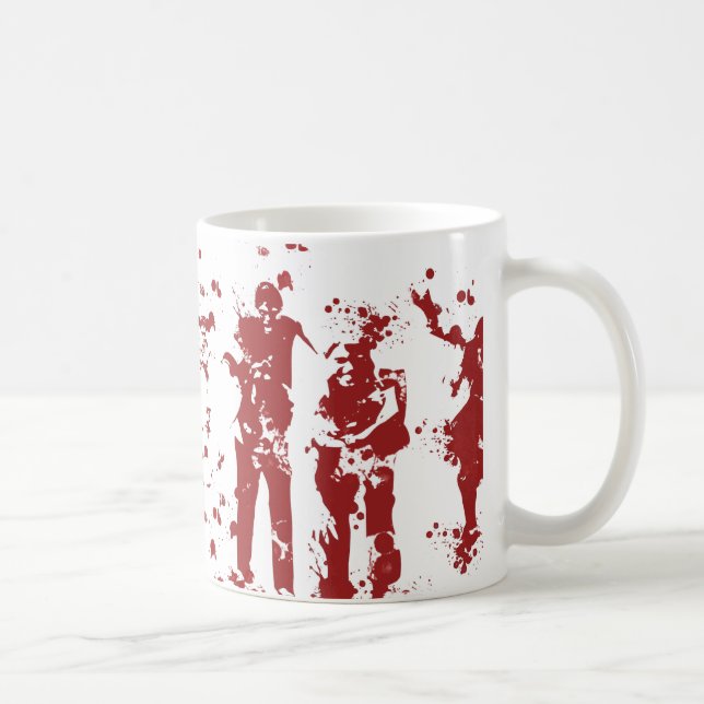 Taza De Café Zombis sangrientos (Derecha)