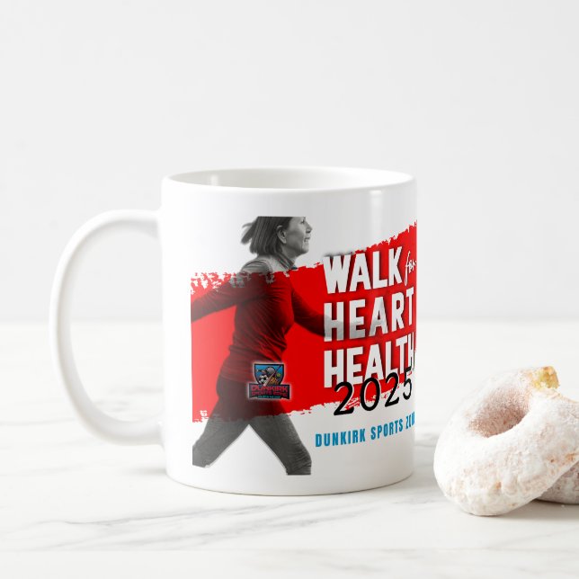 Taza De Café Zona deportiva Dunkirk HeartHero Mug (Con donut)