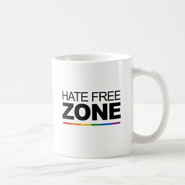 TAZA DE CAFÉ ZONA LIBRE DE ODIO (Derecha)