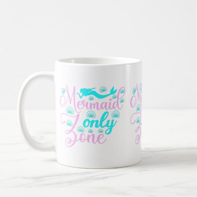 Taza De Café Zona sólo de la sirena (Izquierda)