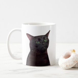 Taza De Café Zoned Out Cat Meme Mug Doble Lado