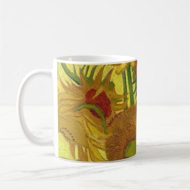 Taza De Café Zonnebloemen (Van Gogh) (Izquierda)