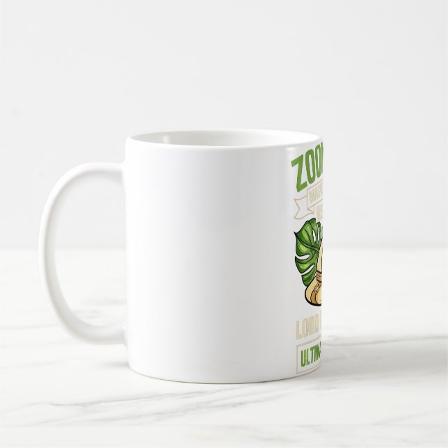 Taza De Café Zoo Keeper Zookeeper Animal Keeper Zoology Student (Izquierda)