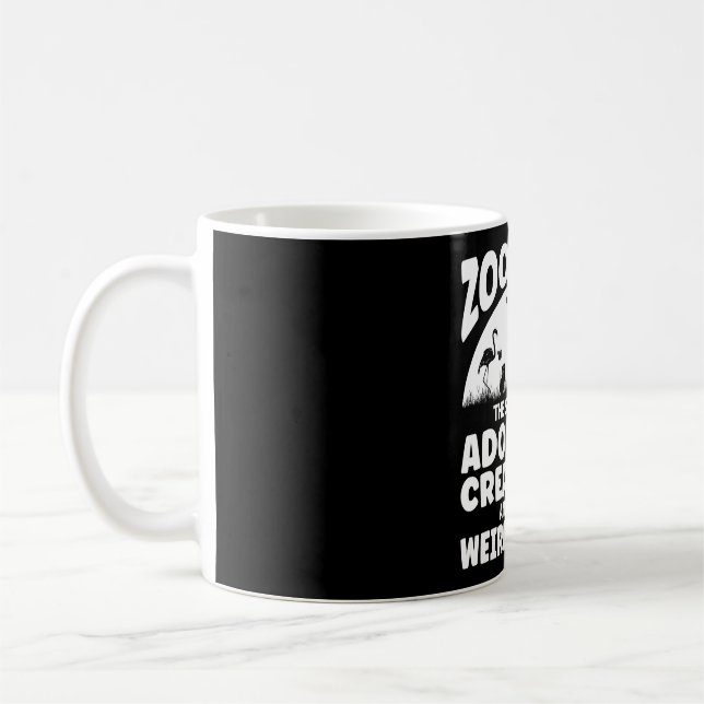 Taza De Café Zoologia Zookeeg Zoología de la Naturaleza de la V (Izquierda)