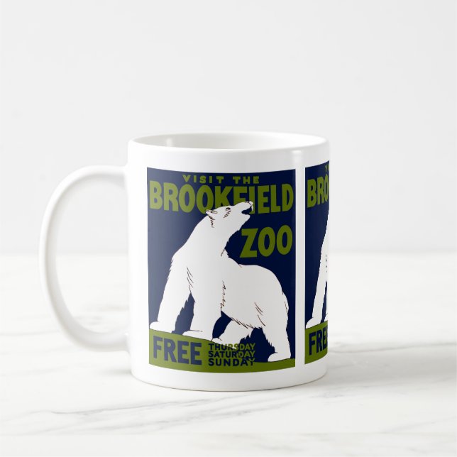 Taza De Café Zoológico de Brookfield, Poster del Programa Feder (Izquierda)