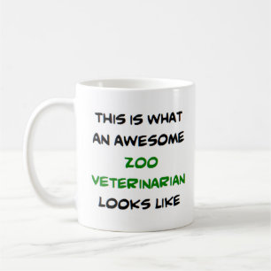 Taza De Café zoológico veterinario, genial