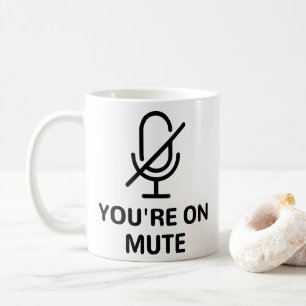 Taza De Café Zoom/Equipos en la videollamada silenciosa