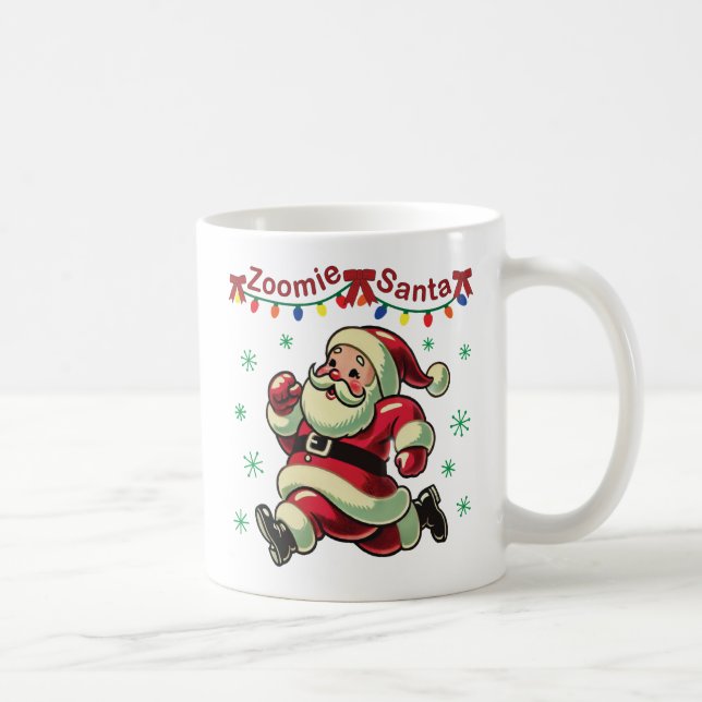 Taza De Café Zoomie Santa Navidades (Derecha)