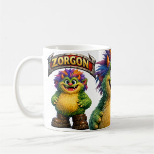 Taza De Café Zorgon Monstruo Divertido