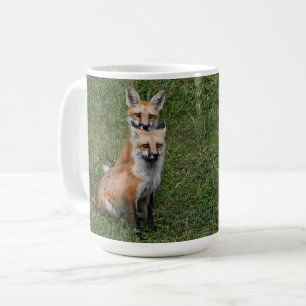 Taza De Café Zorra gemela Café Mug