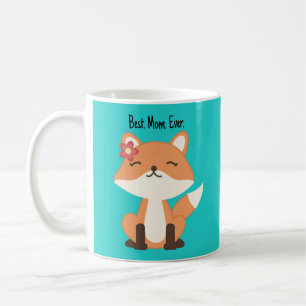 Taza De Café Zorra Linda Mejor Mamá Del Mundo