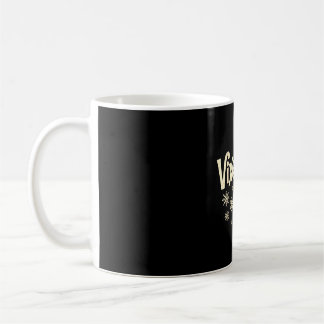 Taza De Café Zorra reno de navidad chica pin up santa vintage
