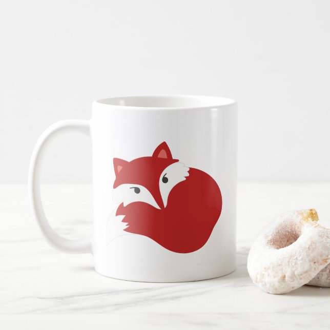 Taza De Café Zorro arrugado (Con donut)