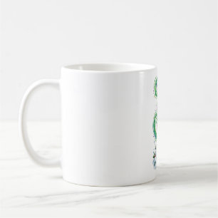 Taza De Café Zorro Ártico Aurora Noche Invierno