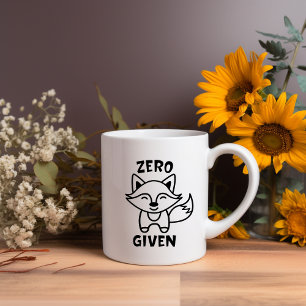Taza De Café Zorro cero le dio a Meme Mug