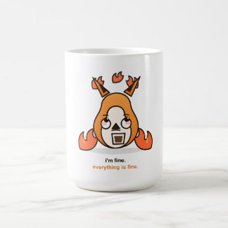 Taza De Café Zorro Divertido Estoy Bien Todo Está Bien Café Cao