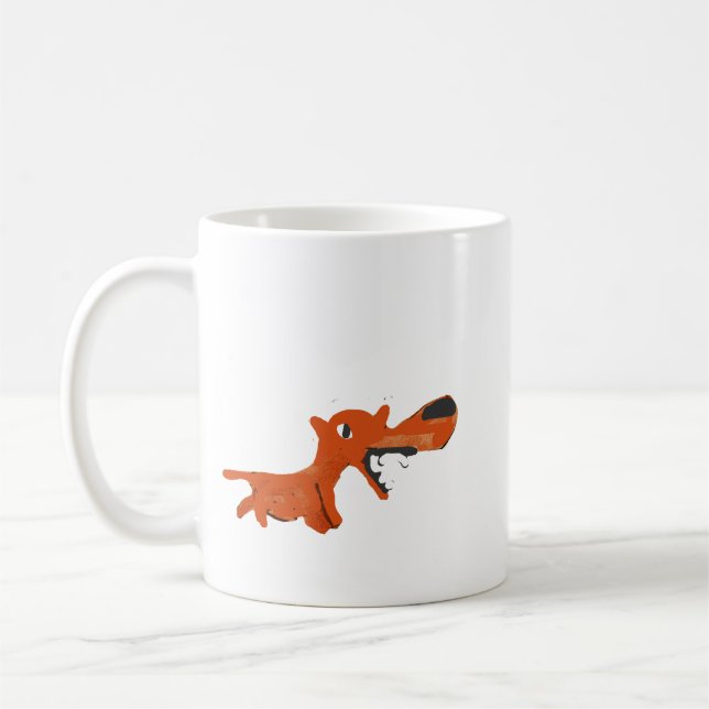 Taza De Café Zorro Enojado (Izquierda)