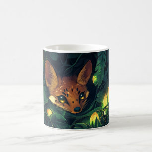 Taza De Café Zorro Estilo Dibujos Animados Vibrante Cute Colorf