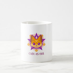 Taza De Café Zorro mono como el infierno